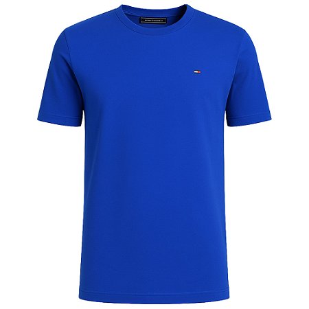 Camiseta Tommy Hilfiger Wcc Essential Azul Cotton Tee