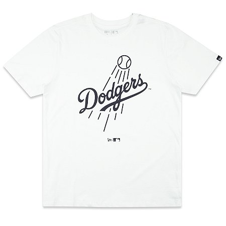Camiseta New Era Los Angeles Dodgers MLB Sunset Off White