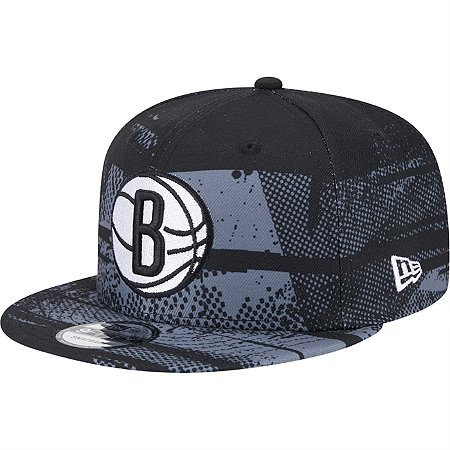 Boné New Era NBA 950 Brooklyn Nets Tip-Off 24 Aba Reta Preto