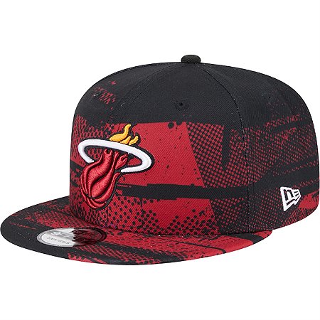 Boné New Era NBA 950 Miami Heat Tip-Off 24 Aba Reta Vermelho