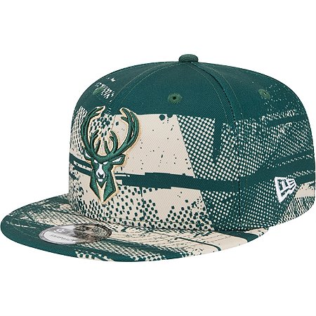 Boné New Era NBA 950 Milwaukee Bucks Tip-Off 24 Aba Reta