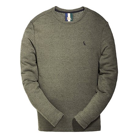Casaco de Moletinho Reserva Careca Masculino Verde Oliva