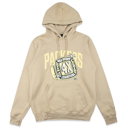 Moletom Canguru New Era Green Bay Packers Core Programa