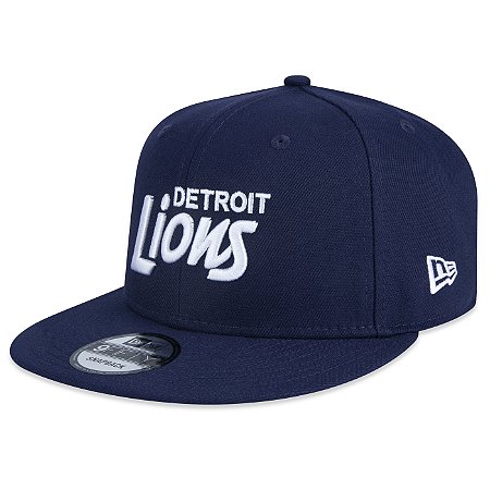 Boné New Era 950 Detroit Lions All Core Azul Marinho