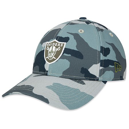 Boné New Era 940 Las Vegas Raiders Militar Verde