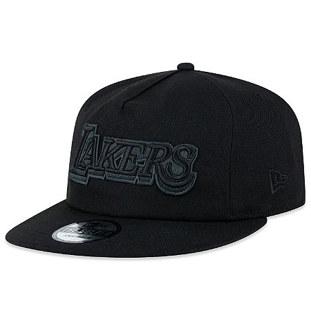 Boné New Era The Golfer Los Angeles Lakers Back to Black