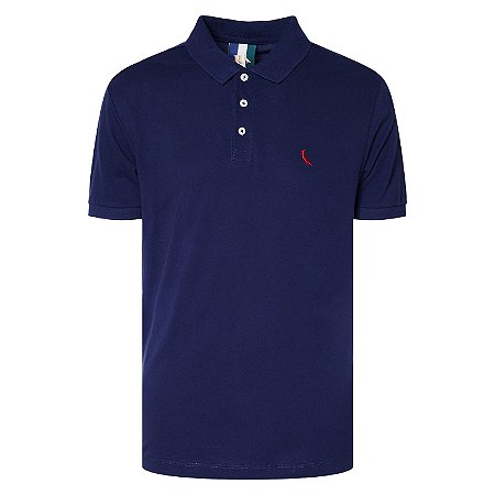 Camisa Polo Reserva Piquet Kit Dia dos Namorados Azul Escuro