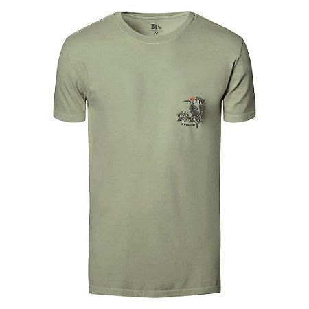 Camiseta Reserva Estampa Pica Pau Real Masculina Verde Oliva