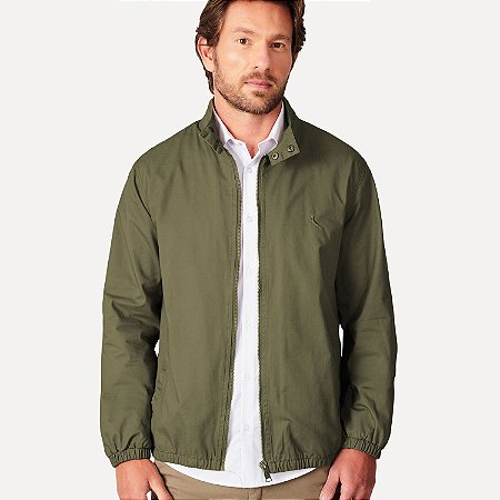 Jaqueta Reserva Casual Sarja Masculina Verde