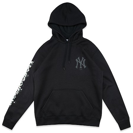 Moletom Canguru New Era New York Yankees Back to Black