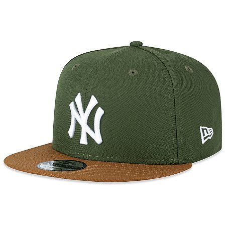 Boné New Era 950 New York Yankees MLB Olive Peanut Aba Reta