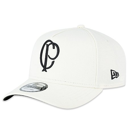Boné New Era 940 A-Frame SN Futebol Corinthians Off White