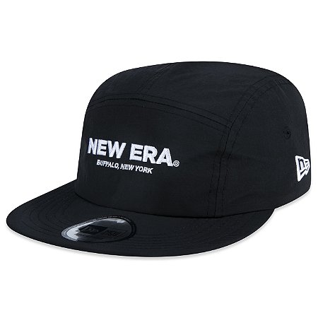 Boné New Era Camper Branded Core Essentials Nylon Preto