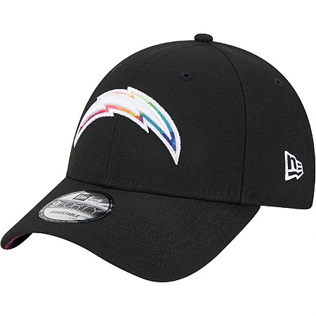 Boné New Era 940 Los Angeles Chargers Crucial Catch 24 Preto