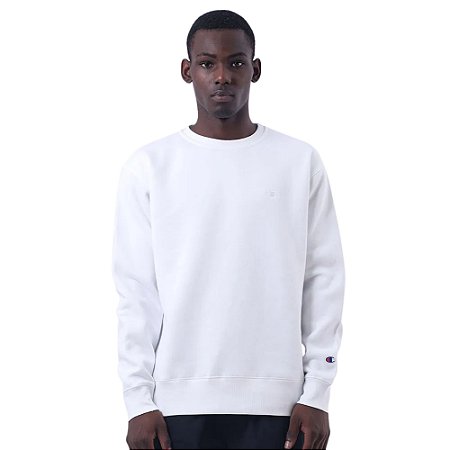 Blusa Moletom Champion Car C Logo Off White