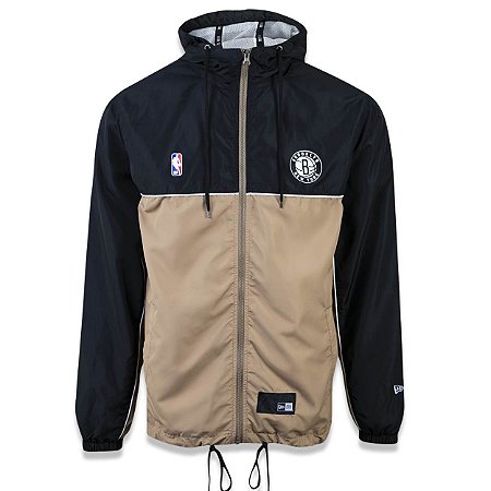 Jaqueta Windbreaker Quebra vento Brooklyn Nets Sport School - New Era