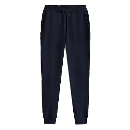 Calça de Moletom Tommy Hilfiger Cuffed Jogger Masculina Azul