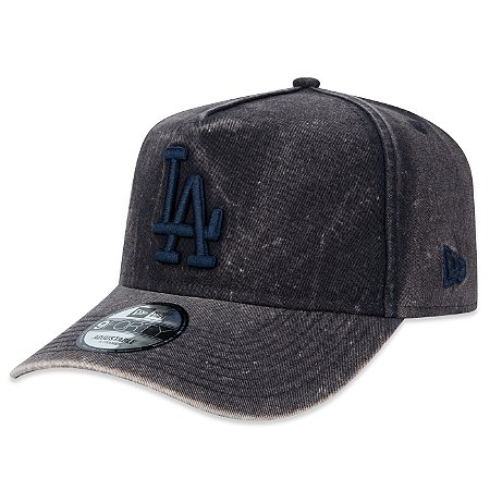 Boné New Era 940 A-Frame Los Angeles Dodgers Snow Wash Cinza