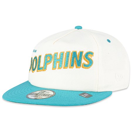 Boné New Era The Golfer Miami Dolphins Fanpage Off White
