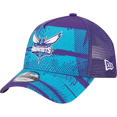 Boné New Era A-Frame Trucker Charlotte Hornets NBA Tip-Off