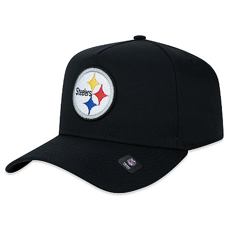 Boné New Era 940 A-Frame St Pittsburgh Steelers Clean Preto