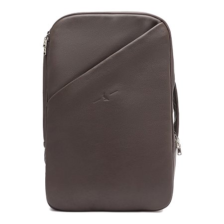 Mochila Reserva RSV Office Leather 2.0 Couro Marrom 18Litros