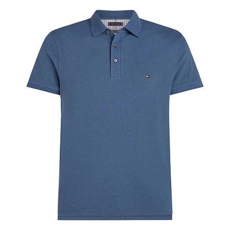 Camiseta Gola Polo Tommy Hilfiger 1985 Classic Fit Azul