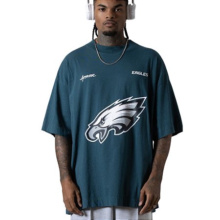 Camiseta Huge Oversized Approve x NFL II Philadelphia Eagles