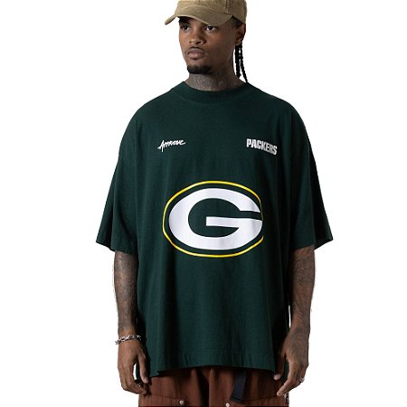 Camiseta Huge Oversized Approve x NFL II Green Bay Packers