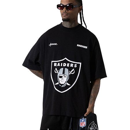 Camiseta Huge Oversized Approve x NFL II Las Vegas Raiders