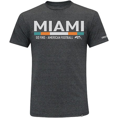 Camiseta First Down Miami Futebol Americano