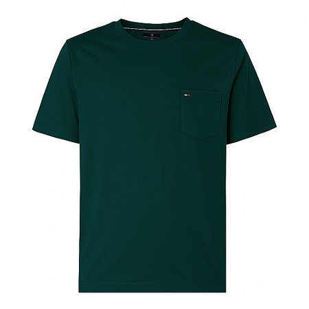 Camiseta Tommy Hilfiger Essential Pocket Tee Masculino Verde