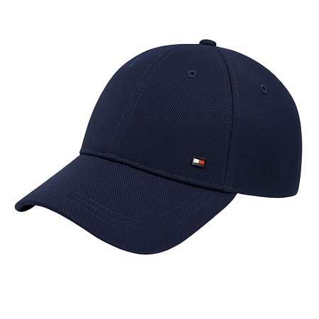Boné Tommy Hilfiger Th Rwb Cotton 6 Panel Unissex Marinho