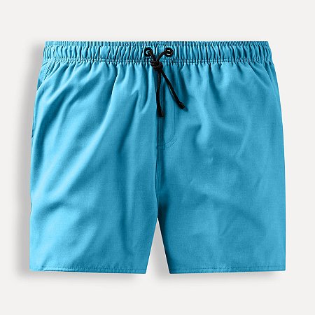 Bermuda Reserva Short de Praia Basico Textura Masculino Azul