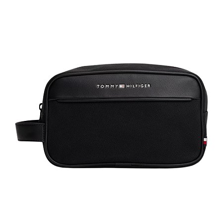 Necessaire Tommy Hilfiger Foundation Washbag Preto