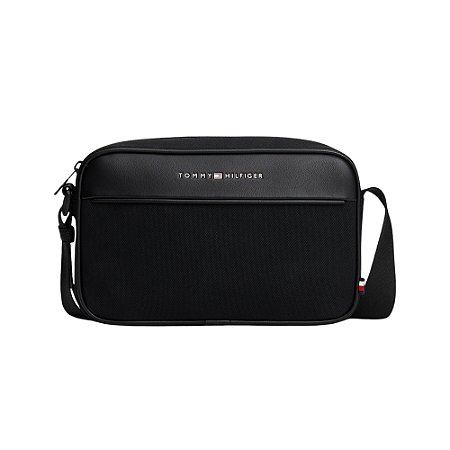 Shoulder Bag Tommy Hilfiger Foundation Ew Reporter Preto