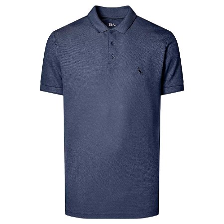 Camisa Polo Reserva Piquet Denali Masculino Azul Marinho