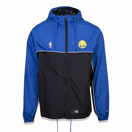 Jaqueta Quebra vento Golden State Warriors Pipping - New Era