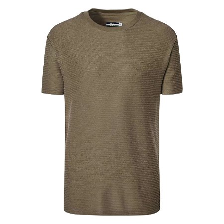 Camiseta Reserva Listrado Oliveiras Masculino Verde Oliva