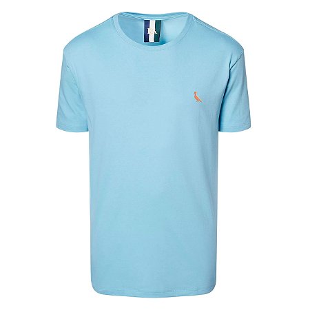 Camiseta Reserva Regular Vento Masculino Azul Claro