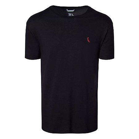 Camiseta Reserva Regular Pica Pau Masculino Algodão Preto