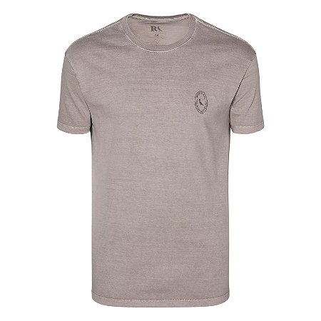 Camiseta Reserva Carimbo Peito Masculino Cinza Lua