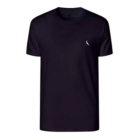 Camiseta Reserva Regular Basic Masculino Algodão Preto