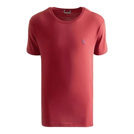 Camiseta Reserva Careca Masculino Algodão Bordô