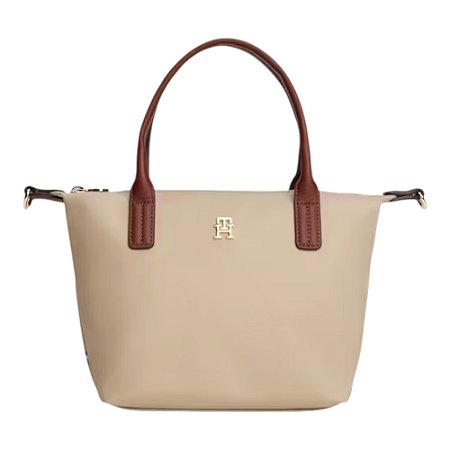 Bolsa de Mão Tommy Hilfiger Popette Mini Tote Feminino Bege