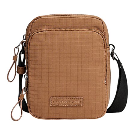 Bolsa Shoulder Bag Tommy Hilfiger Tech Mini Reporter Marrom