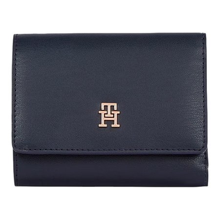 Carteira Tommy Hilfiger Icon Trifold Feminino Azul Marinho