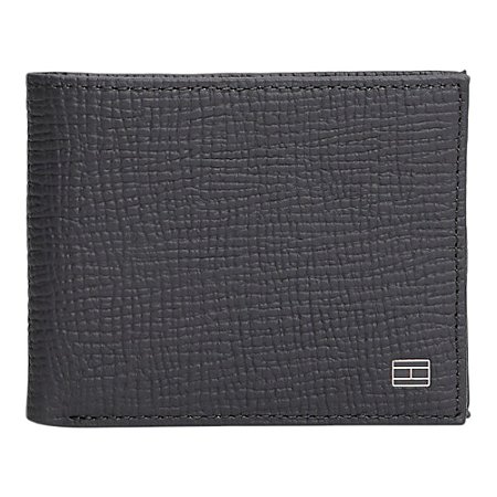 Carteira Tommy Hilfiger Flag Mini Cc Cinza Escuro