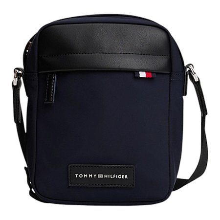 Bolsa Shoulder Bag Tommy Hilfiger Nylon Mini Azul Marinho