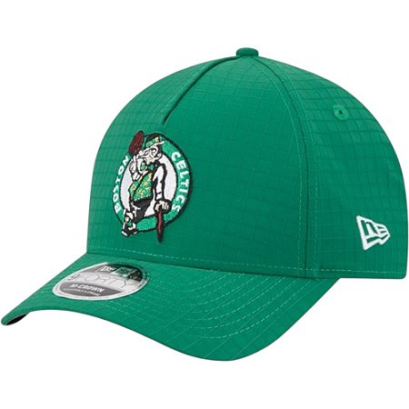 Boné New Era 940 A-Frame Boston Celtics Ripstop Soft Verde
